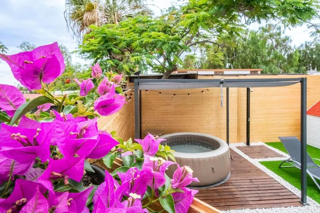 Private Paradise On Cozy Campsite, Jacuzzi, Netflix Las Galletas Spagna